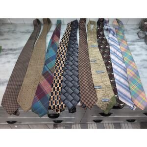 Bulk Neck Tie Lot #13,‎ 10 Men's Ties Bundle, Assorted Patterns, Wholesale Pack